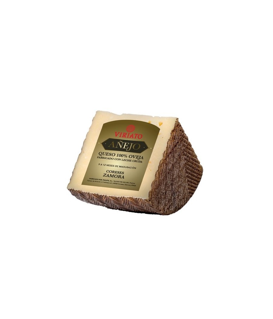 Aged Viriato Añejo cheese with raw sheep milk - 1/4 Aged Viriato Añejo cheese with raw sheep milk - 1/4