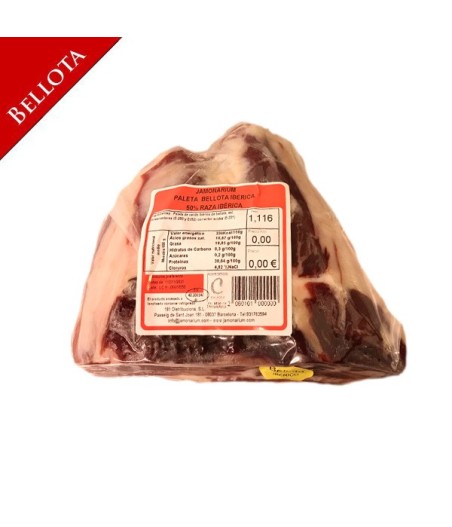 Ibérico Bellota Shoulder, 50% Iberian Breed - BONELESS - Caña