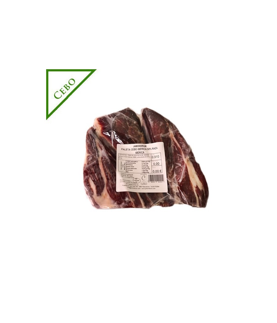 Ibérico Cebo Shoulder, 50% Iberian Breed - BONELESS - Punta