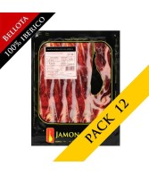 PACK 12 - Bellota Iberico Shoulder, 100% iberico (Huelva) - Pata negra sliced 100g