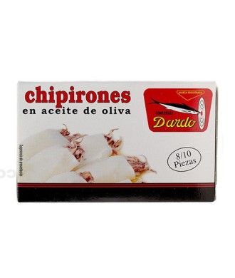 Chipirones en aceite de oliva Dardo 8/10 Unidades