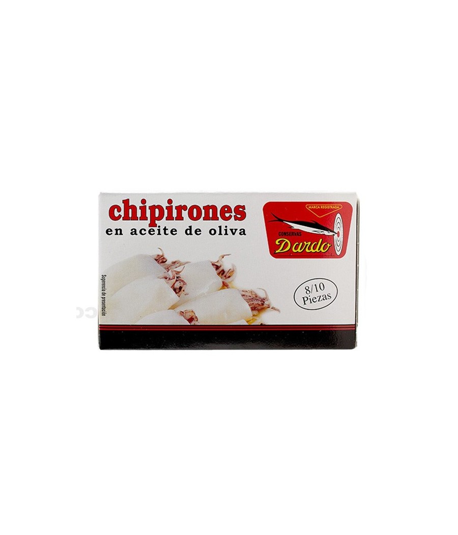 Chipirones en aceite de oliva Dardo 8/10 Unidades