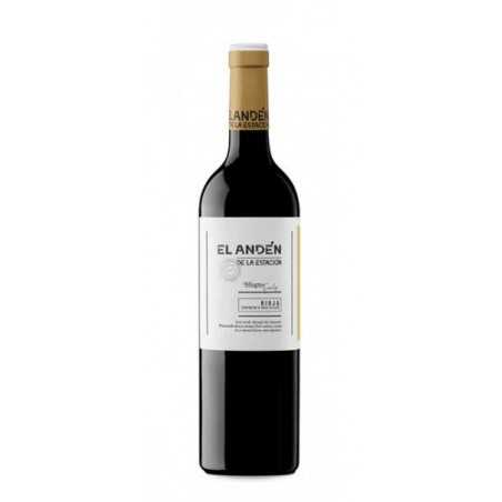 Muga andén de la estación red wine D.O. Rioja