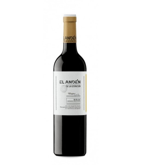 Muga andén de la estación rosso D.O. Rioja