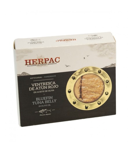 Bluefin tuna "Ventresca" in olive oil Herpack 120gr