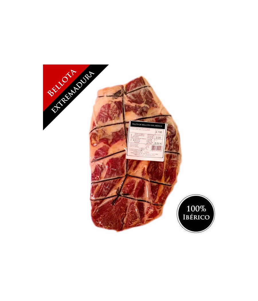 Bellota 100% pure Iberian Shoulder (Extremadura) - Pata Negra - BONELESS Bellota 100% pure Iberian Shoulder (Extremadura) - Pata Negra - BONELESS