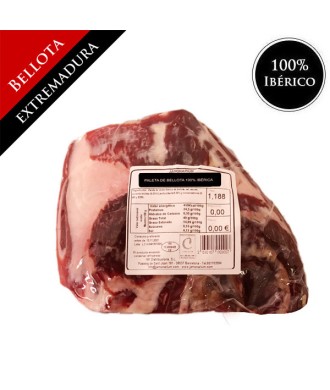 Épaule Bellota 100% pure ibérique (Extremadura) - Pata Negra DESOSSÉE - caña