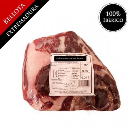 Bellota 100% pure Iberian Shoulder (Extremadura) - Pata Negra BONELESS - caña