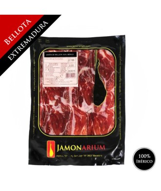 Jamón de Bellota 100% Ibérico (Extremadura) - Pata Negra cortado 100g