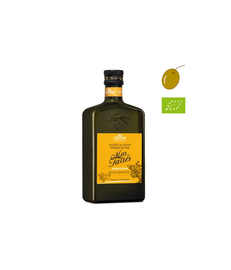 Mas Tarrés arbequina ECOLÓGICO 500ml, Aceite de oliva virgen extra