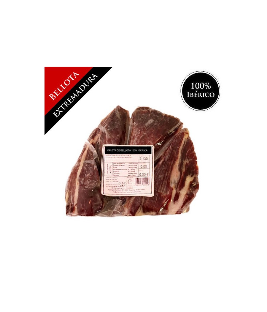 Ibérico Bellota Shoulder (Extremadura), 100% Iberian Breed - Pata Negra - BONELESS - Punta