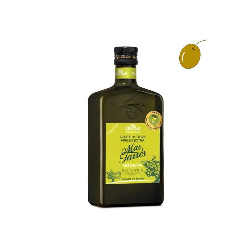 Más Tarrés Arbequina 500ml, Aceite de oliva virgen extra, DO Siurana