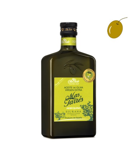 Más Tarrés Arbequina 500ml, Aceite de oliva virgen extra, DO Siurana