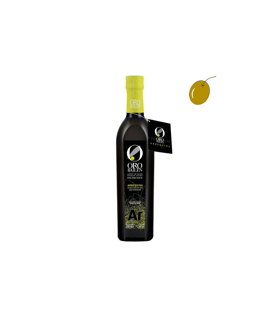 Oro de Bailén Arbequina 500ml, Olio extra vergine di oliva di Jaén