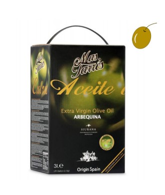 Más Tarrés Arbequina 3l, Aceite de oliva virgen extra, DO Siurana