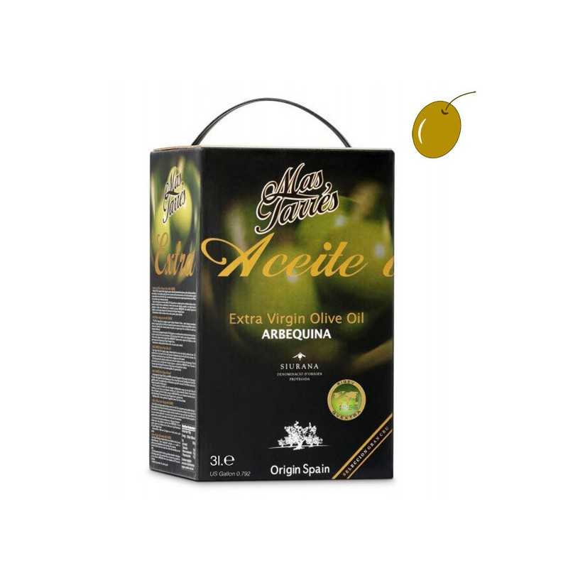 Más Tarrés Arbequina 3l, Extra virgin olive oil, DO Siurana