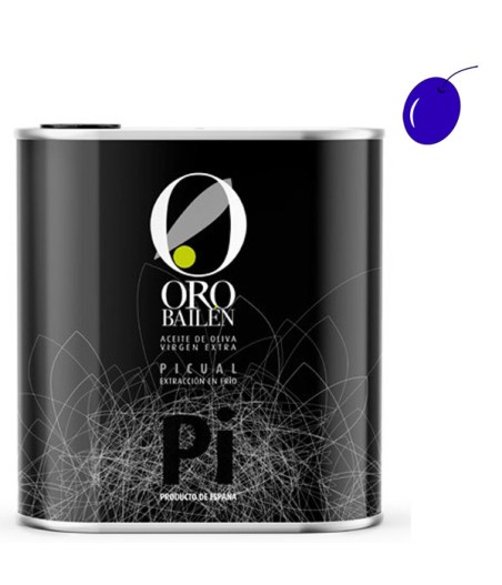 Oro de Bailén Picual 2.5l, Aceite de oliva virgen extra de Jaén