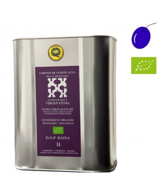 Cortijo de suerte alta Picual en envero bio 3l, Huile d'Olive Extra Vierge, A.O. Baena