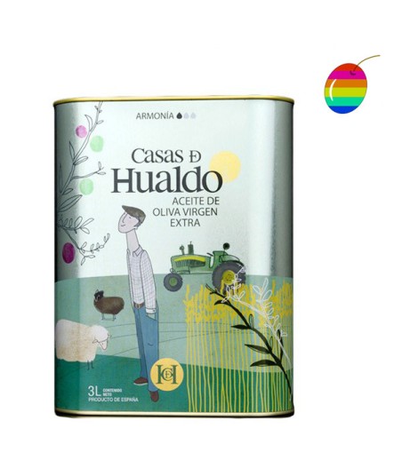 Casas de Hualdo "Armonía" Coupage 3l, Aceite de Oliva Virgen Extra