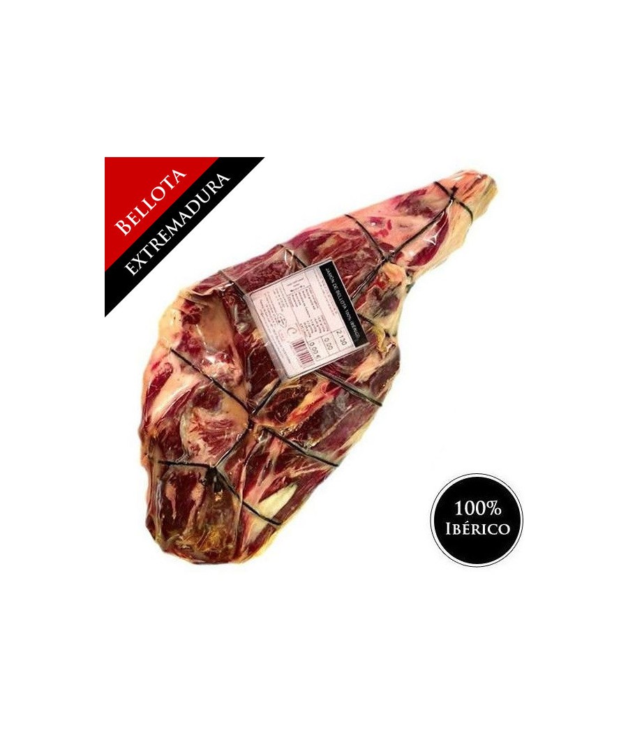 Jamón de Bellota 100% Ibérico (Extremadura) - Pata Negra - DESHUESADO