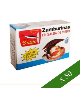 BOX x50 - Variegated scallops in scallop sauce Dardo