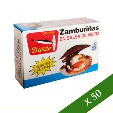 BOX x50 - Variegated scallops in scallop sauce Dardo