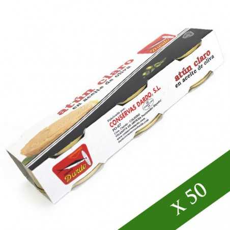 BOX x40 - Tonno chiaro in olio di oliva Dardo  (Pack 3)