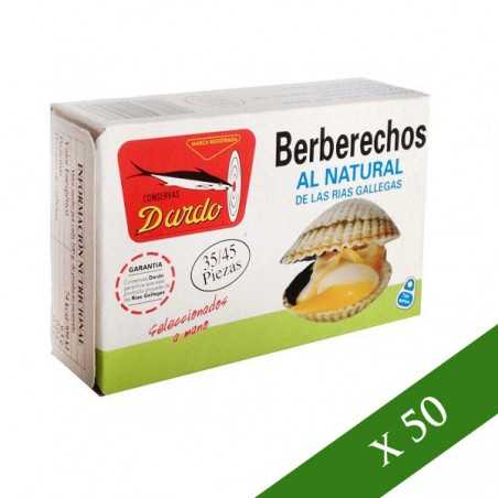 BOX x50 - Dardo cockles natural 35/45 pieces (Rias gallegas)