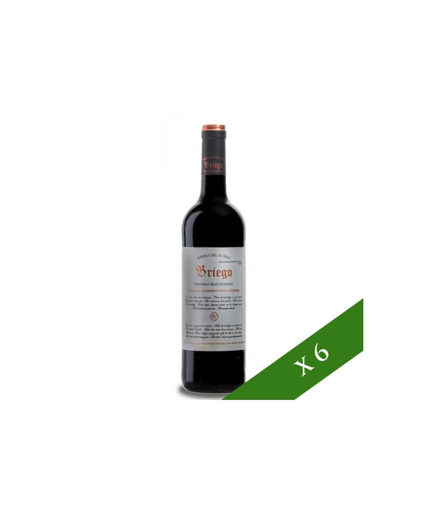 CAJA x6 - Briego Vendimia Seleccionada Roble, D.O. Ribera del Duero