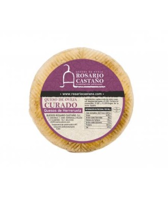 Queso madurado Rosario Castaño de leche de oveja - ENTERO mini