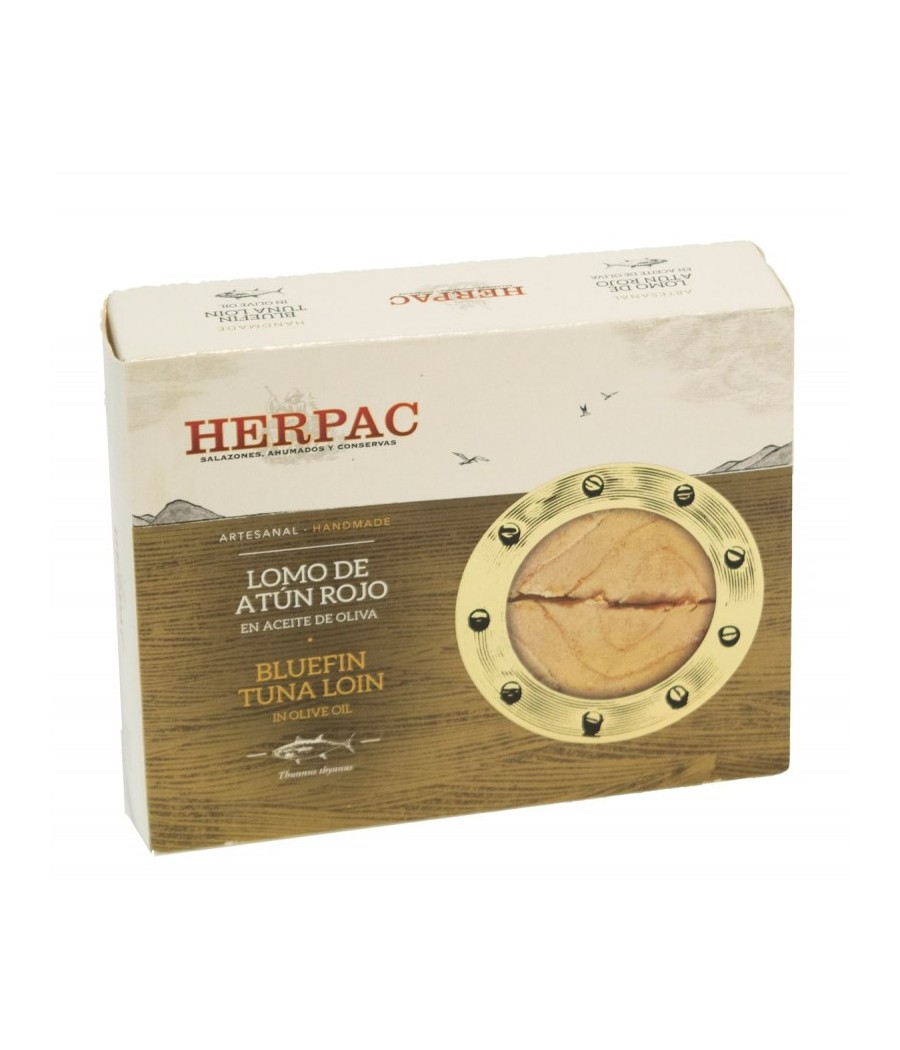 Longues de thon rouge en huile d’olive Herpac 245 gr