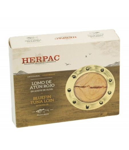 Lomo Atun Rojo en aceite de oliva Herpac 120gr