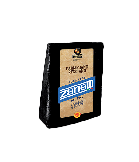 Formatge Parmiggiano (Parmesa) Regiano TROÇ Zannetti 1,2 Kg