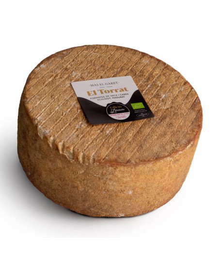 Organic and artisan matured cow and goat milk cheese "El Torrat" Mas el Garet 500g