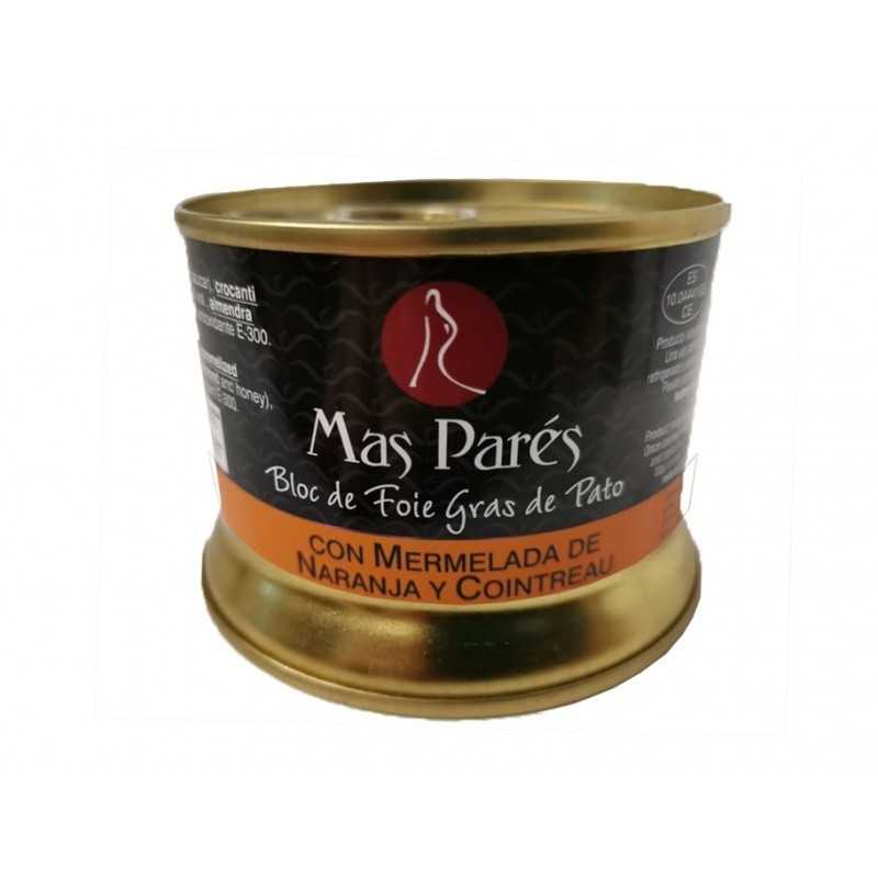 Blocco di foie gras d'anatra con marmellata di arance e Cointreau Mas Parés