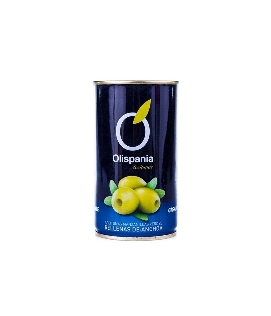 Oliven gefüllt mit Sardellen Olispania 600 g