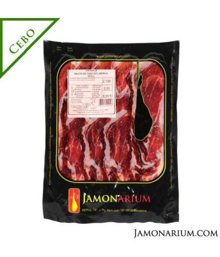 Cebo Iberico Shoulder, 50% Iberian Breed sliced 100g