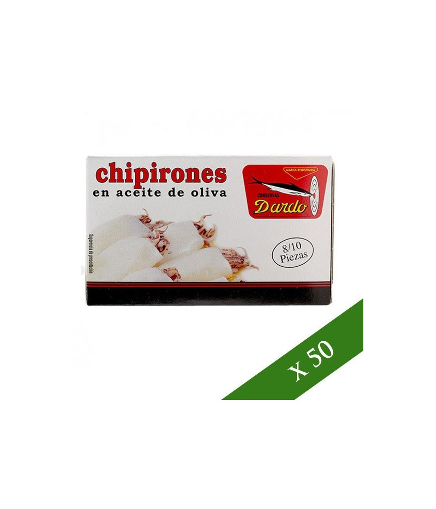 BOX x50 - Seppioline in olio di oliva Dardo 8/10 unità