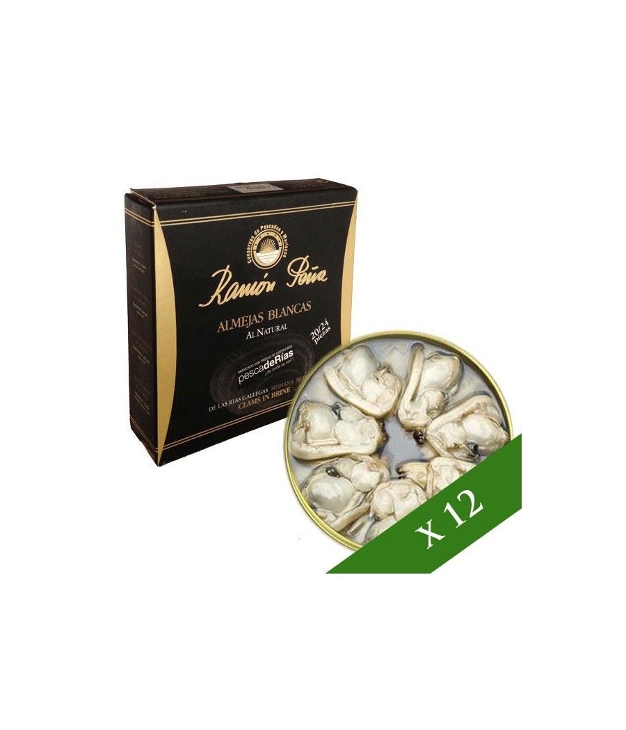 BOX x12 - Ramón Peña white clams 10/12 "Black Label"