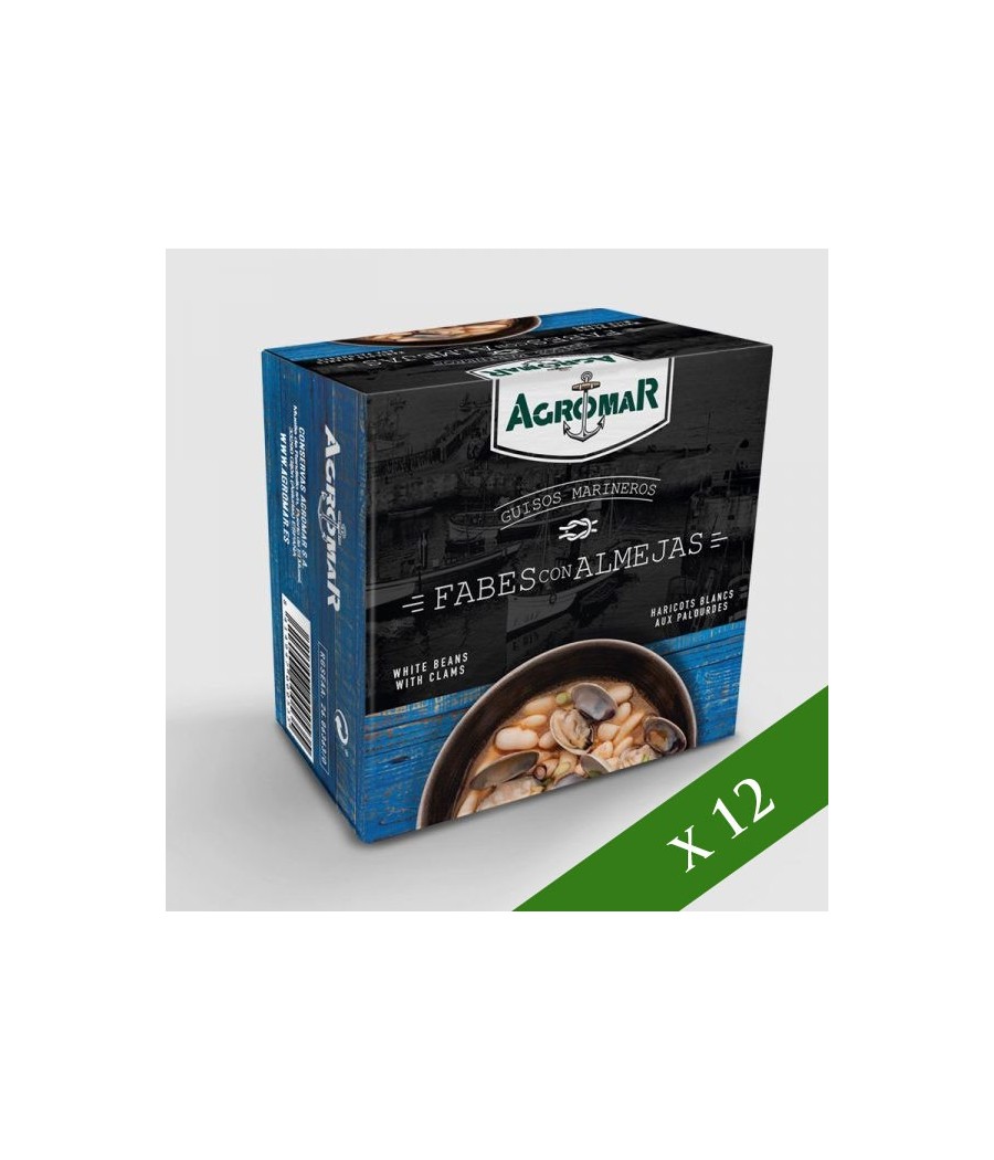 BOX x12 - Fagioli con vongole Agromar