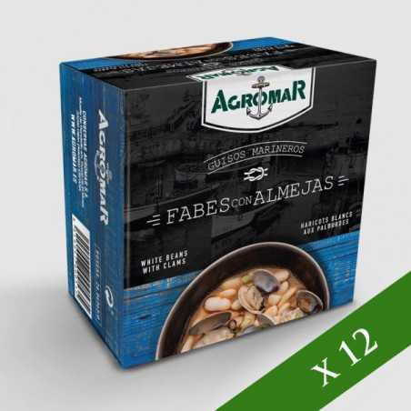 BOX x12 - Bohnen mit Muscheln von Agromar