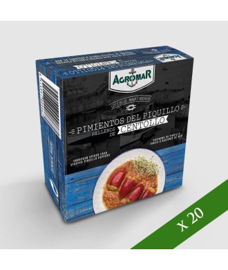 CAJA x20 -  Pimientos rellenos de centollo Agromar