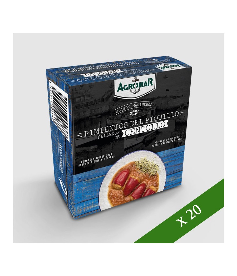 BOX x20 - Peperoni ripieni di grancevola Agromar