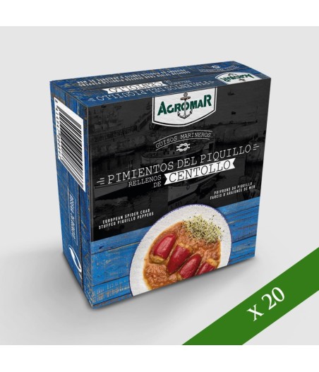 CAJA x20 -  Pimientos rellenos de centollo Agromar