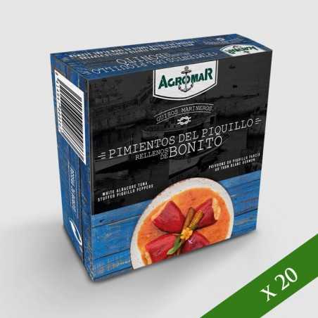 BOX x20 - Paprikaschoten gefüllt mit Thunfisch der Bonito Sorte