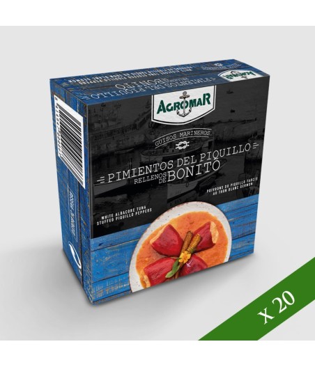 CAIXA x20 - Pebrots farcits de bonítol Agromar
