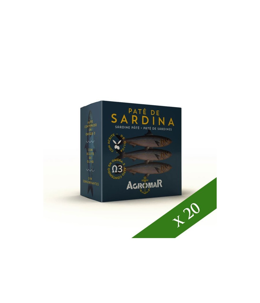 BOX x20 - Paté di Sarde Agromar