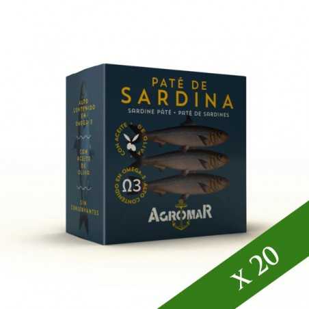 CAIXA x20 - Paté de sardina Agromar