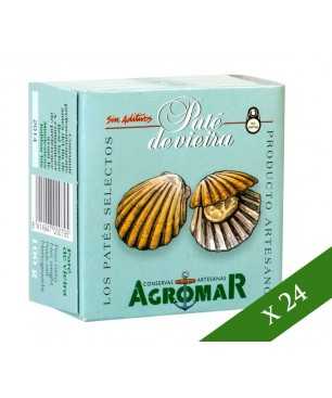 BOX x24 - Agromar common Scallop paté