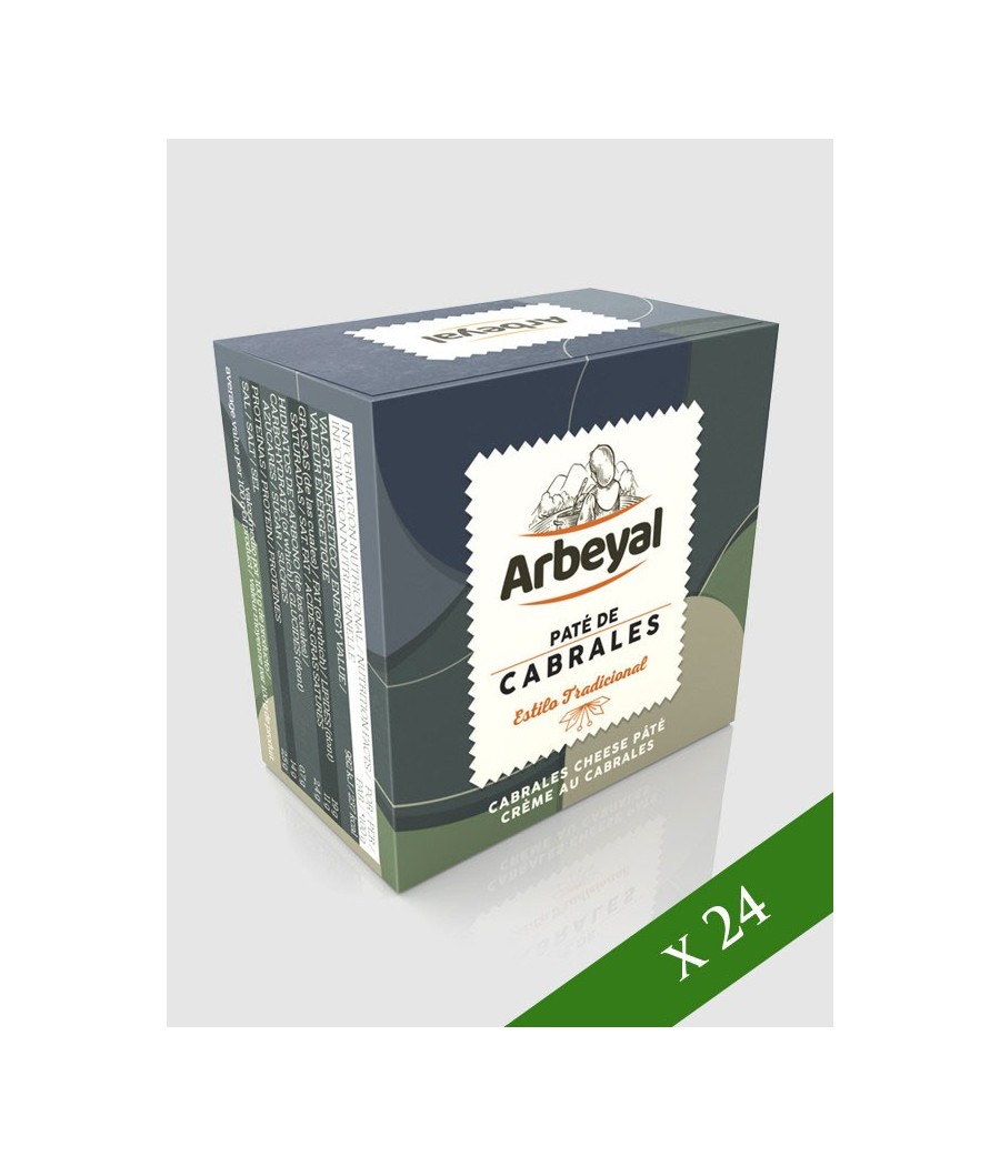BOX x24 - Paté di Cabrales (formaggio di capra) Arbeyal